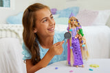 Disney Princess Rapunzel Doll with Color-Change Hair Extensions and Hair-Styling Pieces Inspired by the Disney Movie for Kids Ages 3+