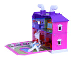 My Family Doll House - 35 pcs | Girls Role Playset | Pretend Play | Doll House with Furniture | Dollhouse Accessories | Imaginative Play | Playhouse | For Kids Age 3+ years