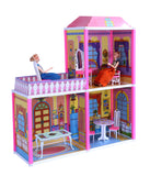 My Pretty Doll House | Girls Role Playset | Pretend Play | Doll House with Furniture | Dollhouse Accessories | Imaginative Play | Playhouse | For Kids Age 3+ years