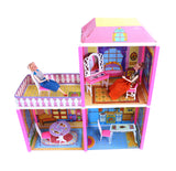My Pretty Doll House | Girls Role Playset | Pretend Play | Doll House with Furniture | Dollhouse Accessories | Imaginative Play | Playhouse | For Kids Age 3+ years