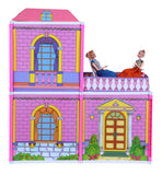 My Pretty Doll House | Girls Role Playset | Pretend Play | Doll House with Furniture | Dollhouse Accessories | Imaginative Play | Playhouse | For Kids Age 3+ years