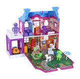 Dream Palace Doll House - 40 pcs | Girls Role Playset | Pretend Play | Doll House with Furniture | Dollhouse Accessories | Imaginative Play | Playhouse | For Kids Age 3+ years