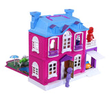 Dream Palace Doll House - 40 pcs | Girls Role Playset | Pretend Play | Doll House with Furniture | Dollhouse Accessories | Imaginative Play | Playhouse | For Kids Age 3+ years