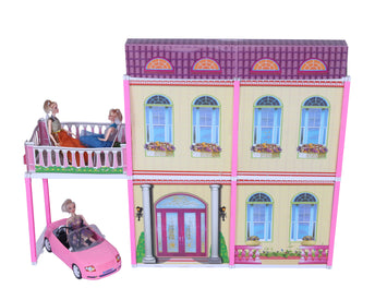 My Splendid Doll House | Girls Role Playset | Pretend Play | Doll House with Furniture | Dollhouse Accessories | Imaginative Play | Playhouse | For Kids Age 3+ years