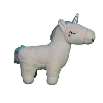 Miss Unicorn Plush Soft Toy for Ages 3 Years and Up - White, 45cm