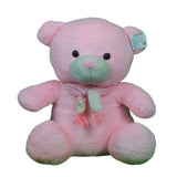 Teddy Bear Plush Soft Toy with Muffler for Ages 3 Years and Up - Baby Pink, 50cm