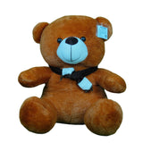 Teddy Bear Plush Soft Toy with Muffler for Ages 3 Years and Up - Brown, 50cm