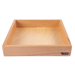 Wooden Sand Tray for Writing Letters & Numbers - Montessori Toys for Kids