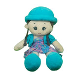 Rag Doll Plush Soft Toy Wearing Sky Cap for Ages 3 Years and Up, 90cm