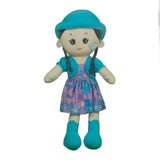 Rag Doll Plush Soft Toy Wearing Sky Cap for Ages 3 Years and Up, 90cm