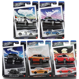 2025 Retro Racing Club Silver Celebration Series 1:64 Scale - Set Of 5 Cars