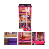 Super Star Dream Doll House | Girls Role Playset | Pretend Play | Doll House with Furniture | Dollhouse Accessories | Imaginative Play | Playhouse | For Kids Age 3+ years