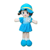 Doll Plush Soft Toy Wearing Sky Dress for Ages 3 Years and Up, 40cm