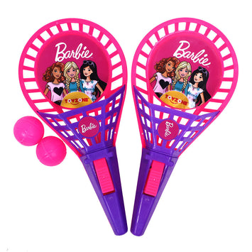 Barbie POP Catch Set Half cut | Launch and catch game | Catch ball set | Handheld launchers | Active play toy | Ball launcher toy | Pop trigger | ball launcher set | For age 3+ years