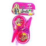 Barbie POP Catch Set Half cut | Launch and catch game | Catch ball set | Handheld launchers | Active play toy | Ball launcher toy | Pop trigger | ball launcher set | For age 3+ years