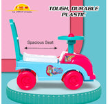 Barbie Mini Ride On | Push Ride-on | Push Car with Storage | Ride-On Car with Backrest | Ride On for Toddlers | For Kids 3+ years