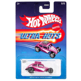 Ultra Hots Retro 2024 Edition 1:64 Scale Custom Volkswagen Beetle Pro Die-Cast Vehicles with Full Front & Rear Decoration VUM Parts for Ages 3+