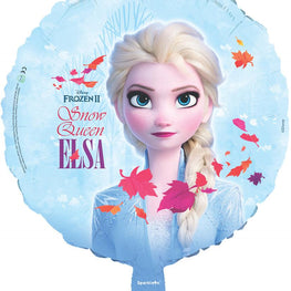 Disney Frozen Elsa the Snow Queen Round Foil Balloon, Pack of 1