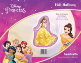 Disney Princess Beauty and The Beast Belle Max Cutout Foil Balloon, Pack of 1