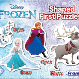 Frank Disney Shaped First Puzzles Frozen Jigsaw Puzzles- 3,6,9,12 pcs