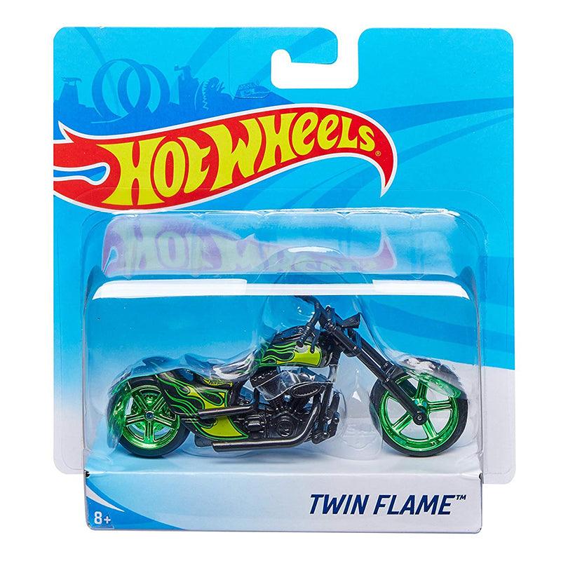 Street Power Twin Flame Large-Scale Motorcycles