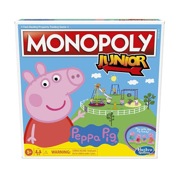 Monopoly Junior: Pig Edition Board Game for 2-4 Players, for Kids Ages 5 and Up