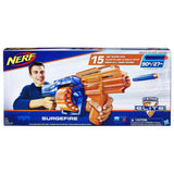 Elite Strike SurgeFire Blaster 15-Dart Rotating Drum, Slam Fire, Includes 15 Official Nerf Elite Darts for Children, Teens, Adults