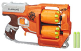 Zombie Strike FlipFury Blaster 2 Flipping 6-Dart Drums ,12 Nerf Zombie Strike Elite Darts