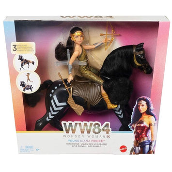 Wonder Woman 84 Young Diana Doll & Horse